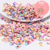Cuentas de Colores, Granos de Azúcar, Piezas de Arcilla Blanda con Forma de Corazón de Fruta, Materiales para Pegamento Cremoso DIY, Accesorios de Joyería para Pasadores de Pelo Guka Hechos a Mano al por Mayor
