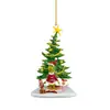 Pendente Criativo Grinch de Natal Transfronteiriço Decoração de Árvore de Natal Pingente de Acrílico Pingente