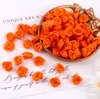 Flores de Rosa de Cinta de Satén de 1.5 cm, Accesorios para el Cabello DIY, Decoraciones para Zapatos y Sombreros, Decoraciones para Ropa Interior, Flores de Rosa de Cinco Puntas de Cinta Hechas a Mano