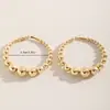 Nuevos Pendientes de Perla Oversize con Aguja Plateada Exagerada Estilo Retro Moda Pendientes de Gama Alta Pendientes Pendientes Joyería para Mujer