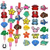 Animales Lindos de Dibujos Animados, Vida Marina, Lápices de Pegamento Suave de PVC, Clips para Bolígrafos, Clips para Popotes, Accesorios Decorativos en Stock