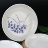 Minghua multifuncional grande e médio branco borboleta imitação porcelana plástico placa de tinta pincel branco cor placa de tinta placa de tinta placa de tinta atacado