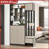 Zapatero de Aleación de Aluminio Personalizado Simple Gabinete de Almacenamiento para el Hogar Integrado de Pared Moderno Gabinete de Entrada Taquilla Fábrica de Origen