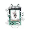 Demon Slayer: Kimetsu No Yaiba Máquina de Garra Série de Bonecos Suporte Grande de Acrílico Figura Nichirin Borboleta Ninja Versão Q Mercadoria de Anime Peça de Exibição