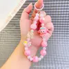 Corrente Decorativa para Celular com Pingente de Desenho Criativo Série Sanlio Contas Pintadas à Mão Acessórios DIY para Namoradas
