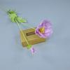 Flor de amapola de imitación de gran tamaño flocada, 1 flor, 1 capullo, imitación de amapola, accesorios para bodas en casa, flores de seda, flores falsas al por mayor