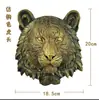 Decorações de parede com cabeça de animal de simulação para casa europeia e americana, Bar, Café, clube, cabeça de animal realista, vendas diretas da fábrica