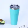 Taza de coche de doble capa de acero inoxidable personalizada con pajilla, aislada para mantener las bebidas calientes o frías, vaso de cerveza resistente al hielo, taza termo portátil para coche