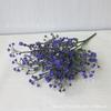 Suministro directo de fábrica simulación castaña flor artificial decoración flor colgante de pared flor de plástico de material suave planta verde accesorios de pared