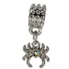 Panjia nueva moda oro y plata diamantes de imitación amor estrella de cinco puntas oso bolso de mano con cuentas DIY accesorios de joyería mano