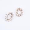 Pendientes de perlas con lazo de estilo coreano, recién llegados en verano, de alta gama, con un toque de celebridad de Internet, elegantes, con aguja de plata S925.