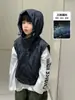Chaleco para Niños Ropa de Otoño Infantil 2026 Nueva Chaqueta Exterior Elegante con Capucha Chaleco Simple sin Mangas para Bebé Moderno