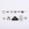 Tamancos Estilo Xiaohongshu com Corrente de Cristal, Acessórios de Fivela de Urso para Sapato, Acessórios de Fivela Decorativa Removíveis, Pingentes para Sapato