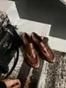 Mocasines de Piel de Vaca con Patrón de Cocodrilo y Plataforma de Tacón Grueso para Mujer Estilo Británico Slip-on Zapatos Pequeños de Piel Planos Retro Versátiles