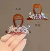 Nuevo Modelo 2025 Diseño Sencillo Pinza para el Cabello de Tiburón con Forma de Ola para la Parte Trasera de la Cabeza, Pinza Grande de Gama Alta para Mujeres