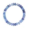 Lote Mixto de Pulseras Nuevas de Color Azul Aguamarina, Venta al por Mayor Transfronteriza de Pulseras con Cuentas de Hielo Roto y Ábaco