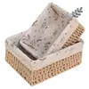 Cesta pequena de vime vaso de flores cesta de bambu trançada cesta requintada para desktop lanches cosméticos chaves cesta de armazenamento cesta de armazenamento