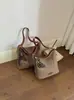 Bolsa Retro de Moda Transfronteiriça para Mulheres, Nova Bolsa Tote Grande para o Dia a Dia, Bolsa de Ombro Transversal Simples e Estilosa