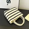 Bolsa Tote Pequena Retrô Estilo Coreano Popular para Verão e Outono Bolsa de Mão Moda Bolsa de Ombro de Algodão