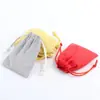 Bolsa de Veludo Macio com Cordão Feita Sob Medida para Pentes de Massagem, Joias e Presentes, com a Opção de Imprimir Logotipo