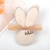 Otoño e Invierno estilo coreano conejo flor de cinco pétalos relleno de algodón bordado pajarita diy tocado flor accesorios de joyería accesorios de ropa