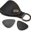 Bolsa Portátil de PU para Guardar Púas de Guitarra, Llavero Creativo Estilo Protector de Púas, Accesorio Portátil de Almacenamiento para Instrumentos Musicales