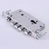24*240 aço inoxidável duplo ativo Duplo fecho rápido corpo quadrado corpo da fechadura gancho falso aço inoxidável fechadura de impressão digital corpo da fechadura atacado