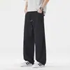 Calça de Trabalho de Algodão Puro Estilo Americano, Corte Reto Solto, Novidade Casual de Verão 2026, Calça Longa de Perna Larga Masculina para Adolescentes
