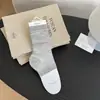 Calcetines finos transparentes de primavera y verano, estilo ballet estilo Miu, calcetines sin pie de color liso, calcetines medios rayados grises para mujer, calcetines hasta la pantorrilla