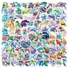 Precio Fijo 100 Piezas de Pegatinas de Graffiti de Tortugas Mágicas, Importación Directa, Hojas Planas, Pegatinas de Graffiti Personalizadas de Tortugas Marinas Coloridas
