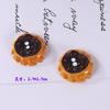 Imitação Comida e Jogar Pão Croissant Bag Resina Acessórios DIY Creme Cola Celular Shell Hairpin Acessórios de Cabelo Geladeira Adesivo