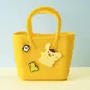 Monedero de silicona con forma de cueva cuadrada para niños, bolso cruzado para caminar, divertido y bonito bolso de silicona para cambio.
