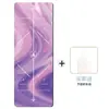 Tapete de Yoga 5mm 80cm Antiderrapante Camurça + Borracha À Prova de Som e Choque Tapete de Dança Fitness Alargado Antiderrapante Transfronteiriço