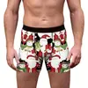 Suministro Transfronterizo Ropa Interior Masculina Europea y Americana Navideña Divertida Ropa Interior Hip-Hop Impresión Digital 3D para Hombre Calzoncillos Bóxer para Hombre