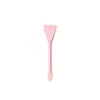 Pincel de máscara de silicone de dupla face e dupla finalidade com colher para aplicar máscara de lama, pincel leque facial para ácido de frutas, ferramenta de beleza para maquiagem