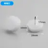 Uñas de pie de doble capa plástico muebles sofá taburete uñas de pie mesa y sillas de madera maciza elevación a prueba de humedad engrosado armario hogar pie silla