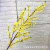 Simulação de jasmim-de-inverno para interior, arranjo de flores secas de chão, decoração de casamento, flor artificial, orquídea dançante, adereços para fotografia de flores macias