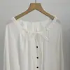 Nicho estilo coreano! Coleção Outono 2026: Camisa Elegante, Versátil e Relaxada de Manga Longa para Mulheres, Perfeita para o Trabalho