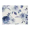 Mantel, Manteles Individuales Florales de Lino para Primavera y Verano, Textil para el Hogar, Aislamiento Térmico para Mesa de Comedor, Manteles Individuales de Estilo Occidental para Hotel, Posavasos