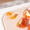 Tabla de cortar de plástico TPU para cocina, tabla de cortar para picar en casa, de doble cara, separada para cortar alimentos crudos y cocidos, soporte para utensilios de cocina de catering, logo personalizado