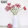 [Flor Sanguinária (Cabeça dupla)] Flores Artificiais de Plástico Simulado Decoração Salão de Casamento Fresco Ins Enfeites de Flores para Casa