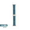 En stock adecuado para applewatch correa 5/6/7/8SE moda acrílico PVC color sólido Apple tres cuentas correa de reloj