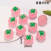 Paisaje en Miniatura Simulación Frutas Luminosas Verduras Comida Juguete Figura de Resina Pinza para el Cabello Decoración DIY Accesorios Figura Pequeña Tridimensional