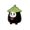 Insignia Metálica Redonda de Personaje de Dibujos Animados Anime Japonés Espantapájaros Totoro Broche Aleación con Goteo de Aceite Accesorios para Bolso