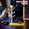 Soporte de exhibición temático de Mario para controles de juegos de PS5, una base para sostener controles, una decoración de escritorio