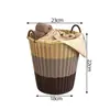 Cesta de Lavandería Doméstica de Gran Capacidad para Ropa Sucia, Contenedor de Almacenamiento de Juguetes, Cesto de Lavandería para Baño