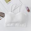 Thread One-character Wrap-around Beleza Volta Wrap-around Chest Tube-top Desenvolvendo Meninas Estudantes Base-on Anti-Light Sports Sling Underwear Mulheres