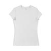Camiseta de manga corta de verano 2024 para mujer, ajustada, con hombros descubiertos, en blanco y negro, con base entallada.