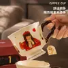 Caixa de Presente para Caneca de Cerâmica, Caneca de Café Fofa, Caneca de Casal, Presente de Casamento de Alto Padrão, Presente Personalizável