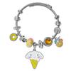 Pulseira Cão Pudim Fofo Sanrio Anime Japonês Mais Vendido Transfronteiriço Moda Liga de Sorvete Pingente Joia
